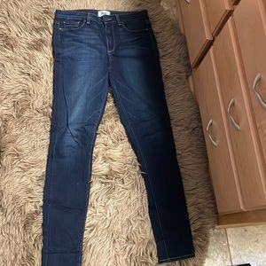 Paige dark denim skinny jeans